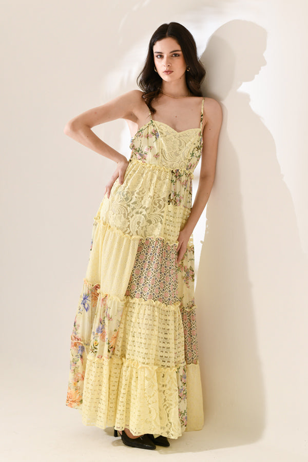 Primrose Patchwork Lace Maxi