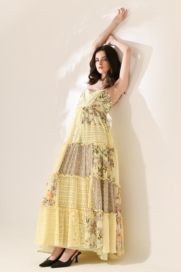 Primrose Patchwork Lace Maxi