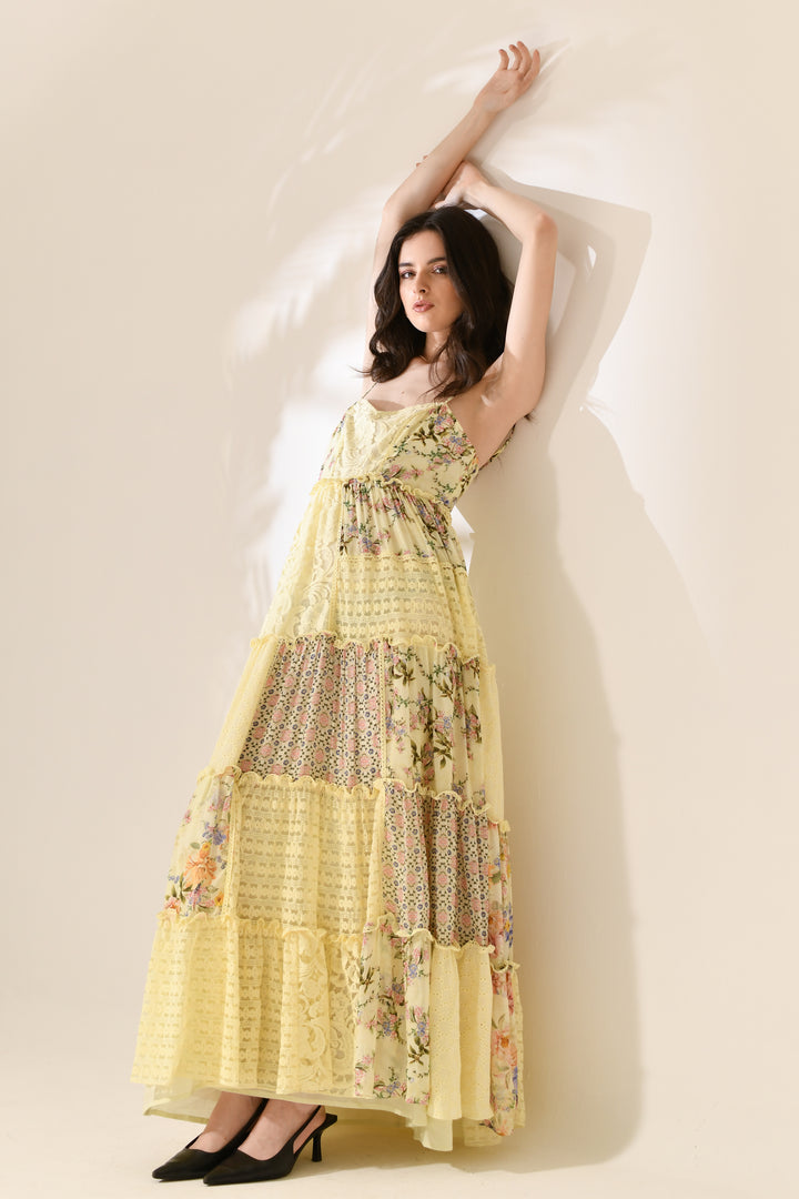 Primrose Patchwork Lace Maxi