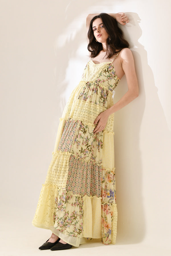 Primrose Patchwork Lace Maxi