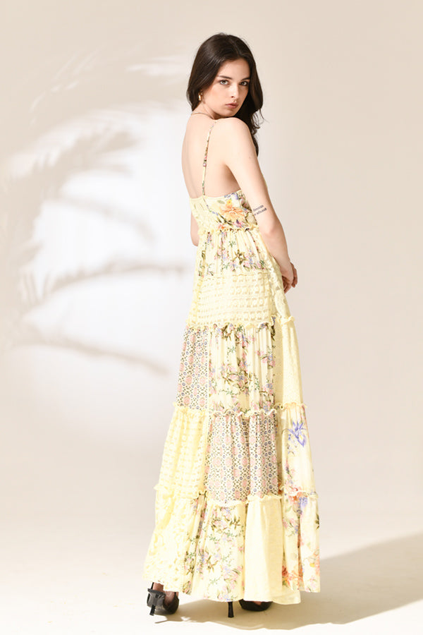 Primrose Patchwork Lace Maxi