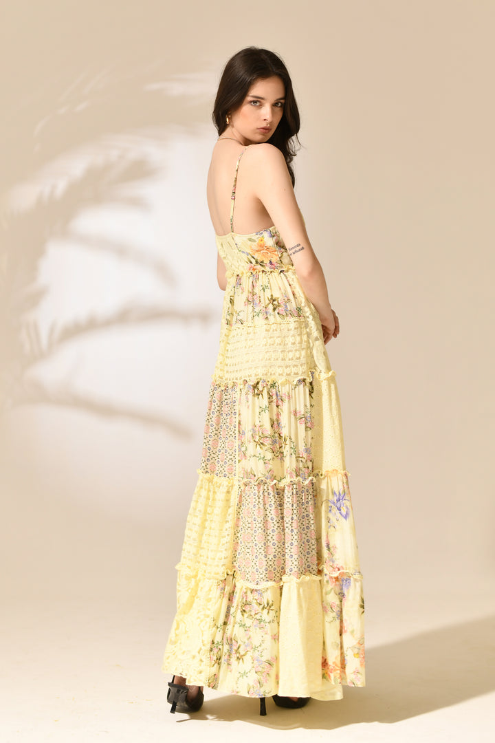 Primrose Patchwork Lace Maxi