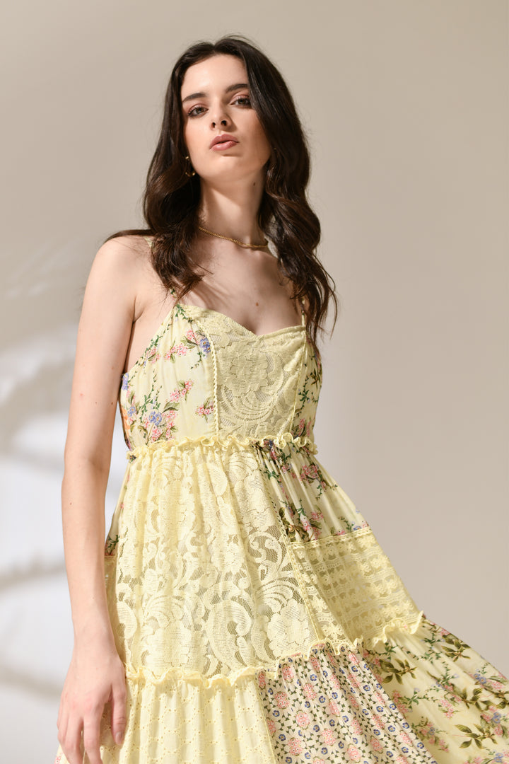 Primrose Patchwork Lace Maxi