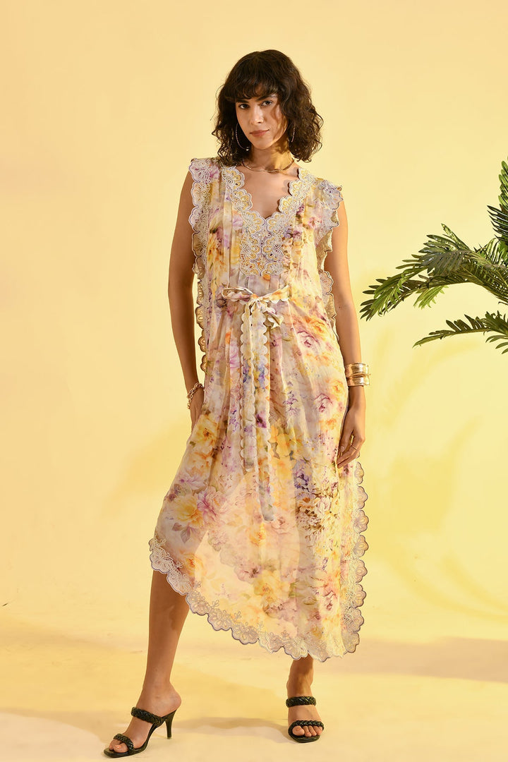 Neckholder-Top aus Linne