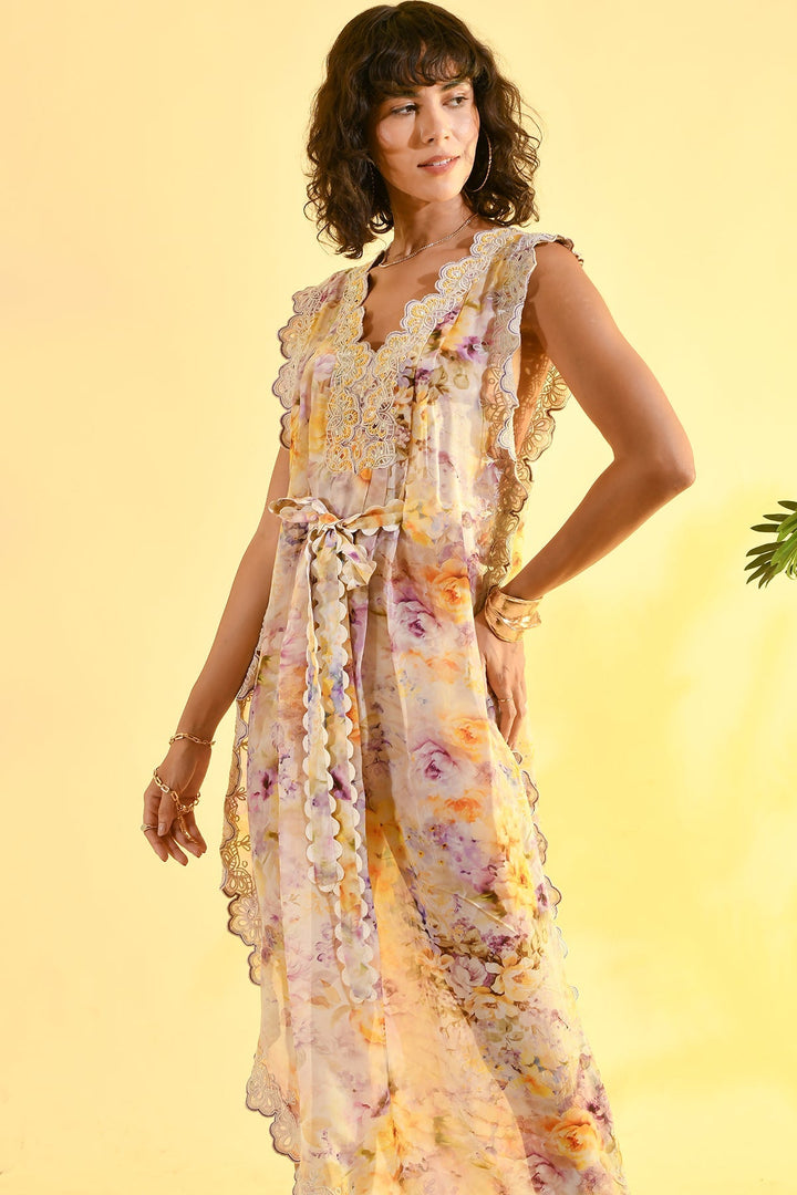 Neckholder-Top aus Linne