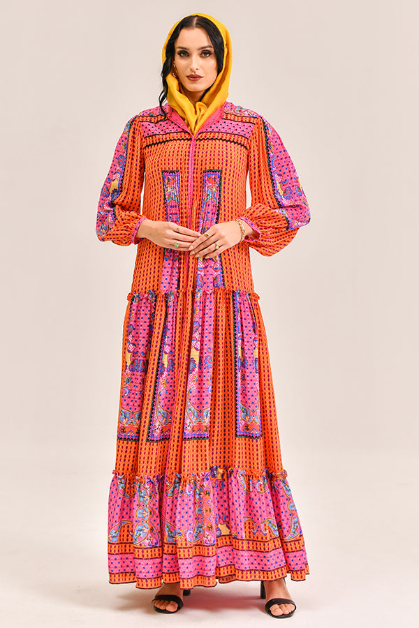 AZURE TIDE MAXI DRESS