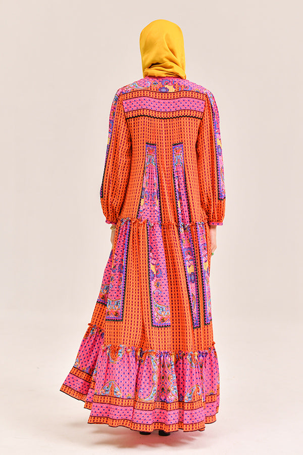 AZURE TIDE MAXI DRESS