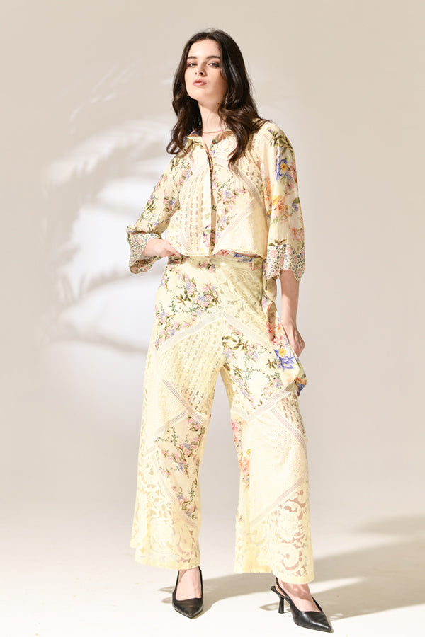 Primrose Lace Patchwork pant