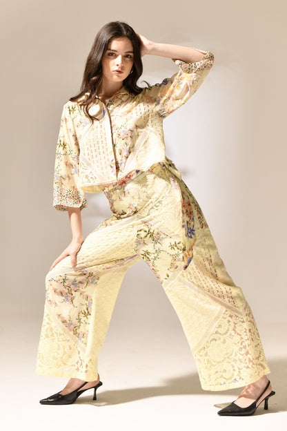 Primrose Lace Patchwork shirt