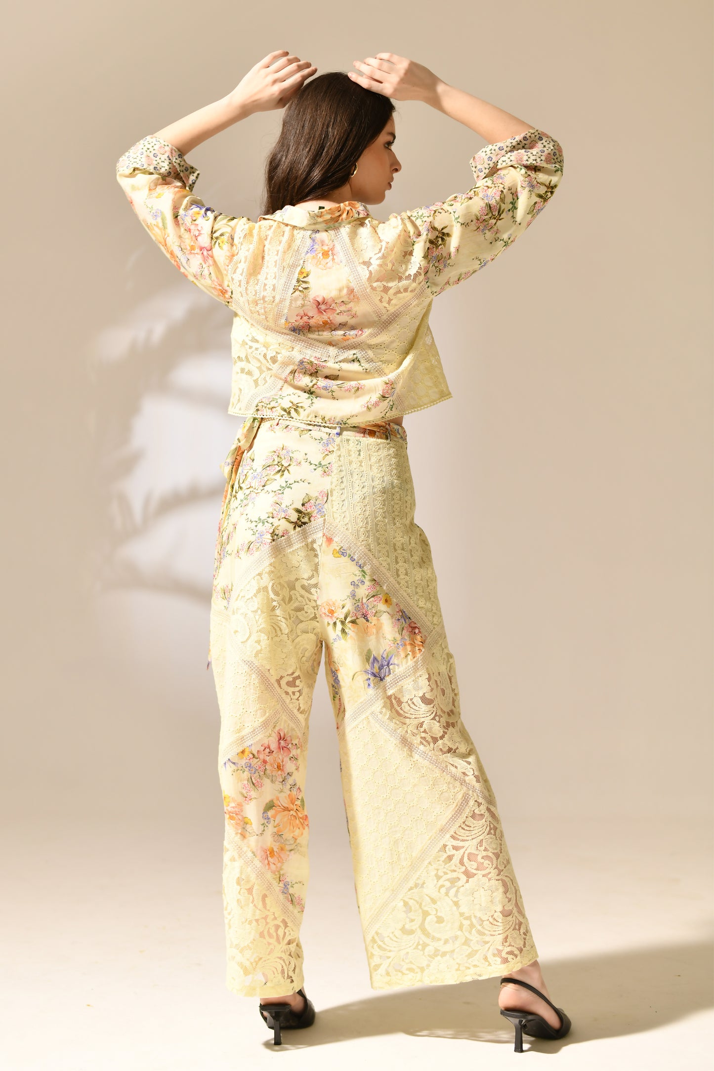 Primrose Lace Patchwork shirt
