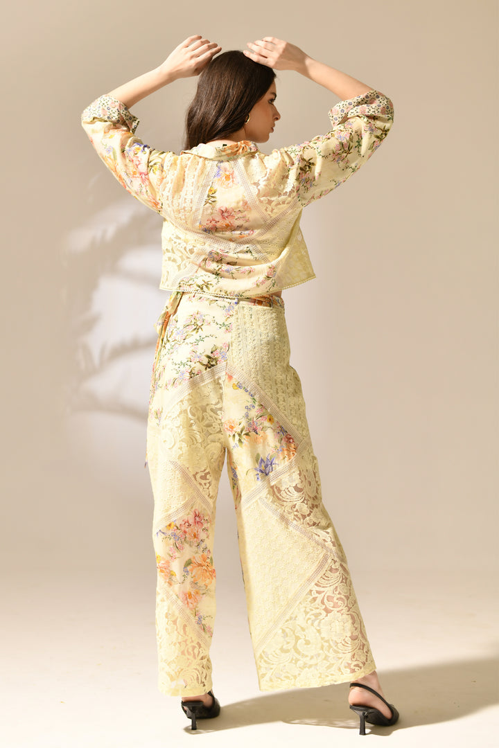 Primrose Lace Patchwork shirt