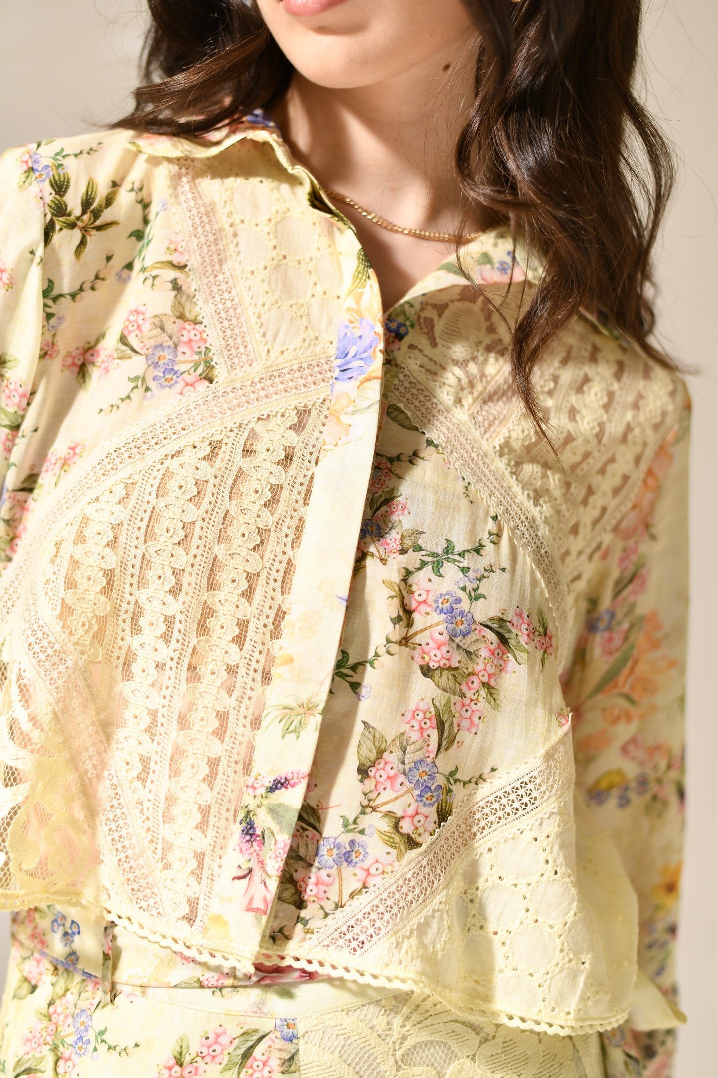 Primrose Lace Patchwork pant