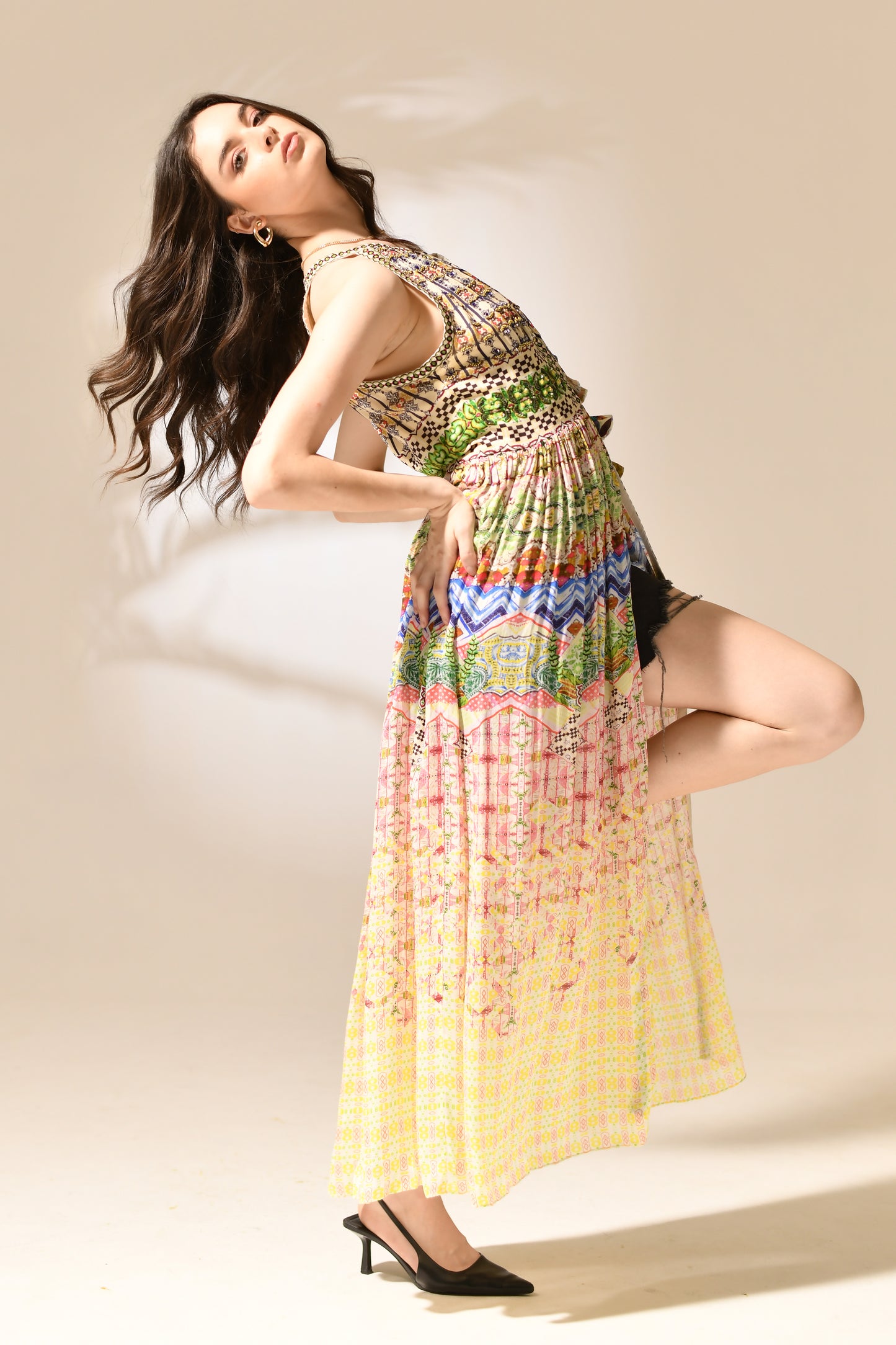Nomad Jewel Halter Maxi