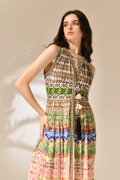 Nomad Jewel Halter Maxi