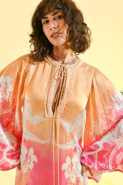 Neckholder-Top aus Linne