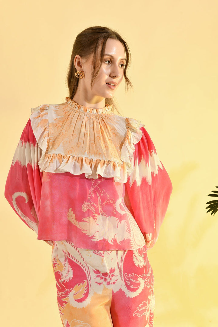 Neckholder-Top aus Linne