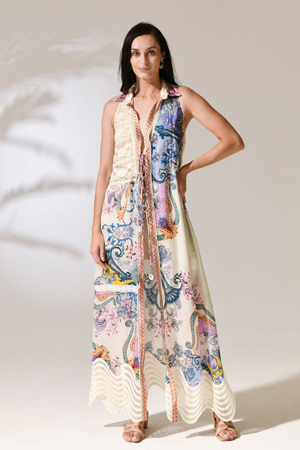 Heritage Patchwork Sleeveless dress