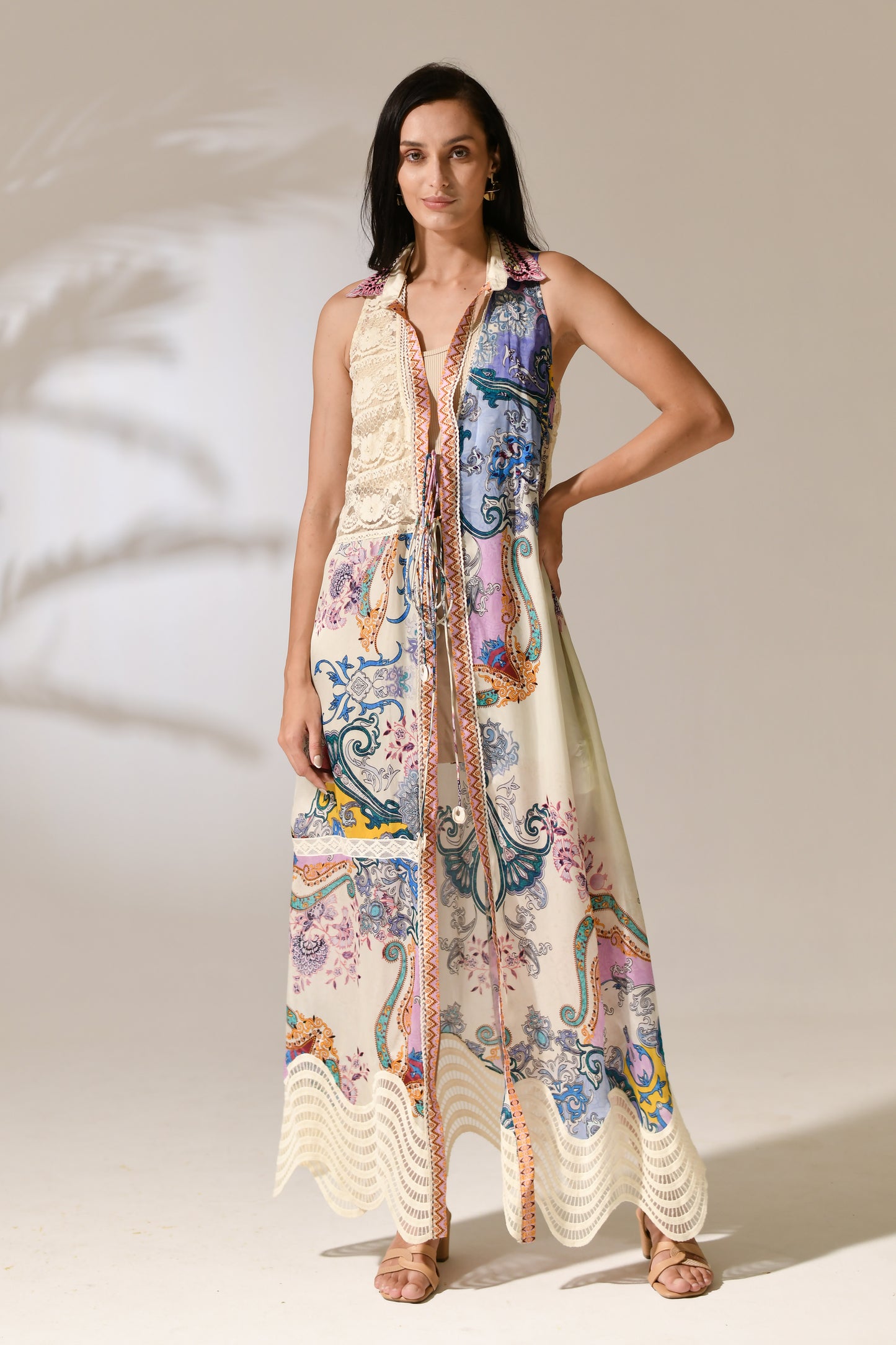 Heritage Patchwork Sleeveless dress