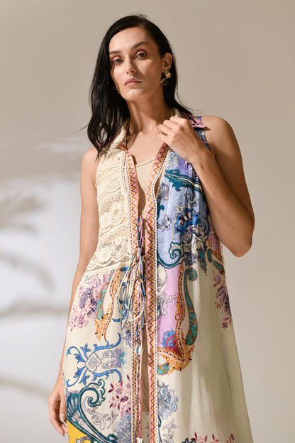 Heritage Patchwork Sleeveless dress