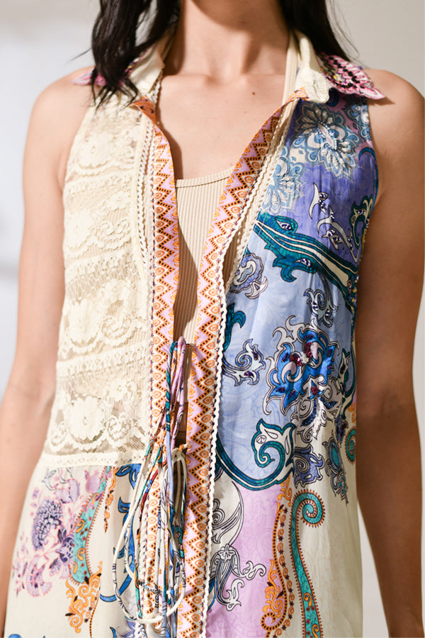 Heritage Patchwork Sleeveless dress