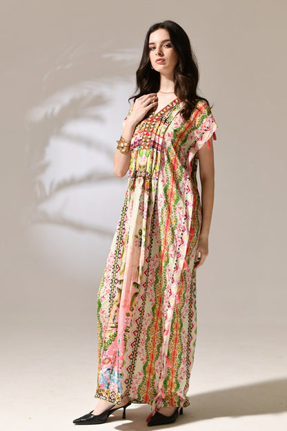 Solstice Tassel Kaftan