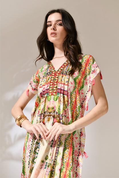 Solstice Tassel Kaftan