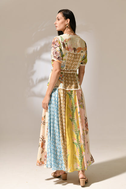 Primrose Artisanal Patchwork dress