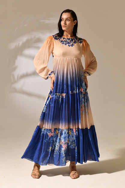 TERRA BLUE MAXI DRESS