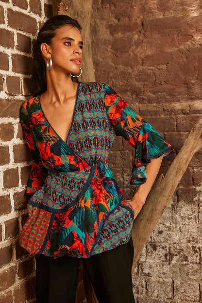 CELESTINE EMBROIDERED BLOUSE