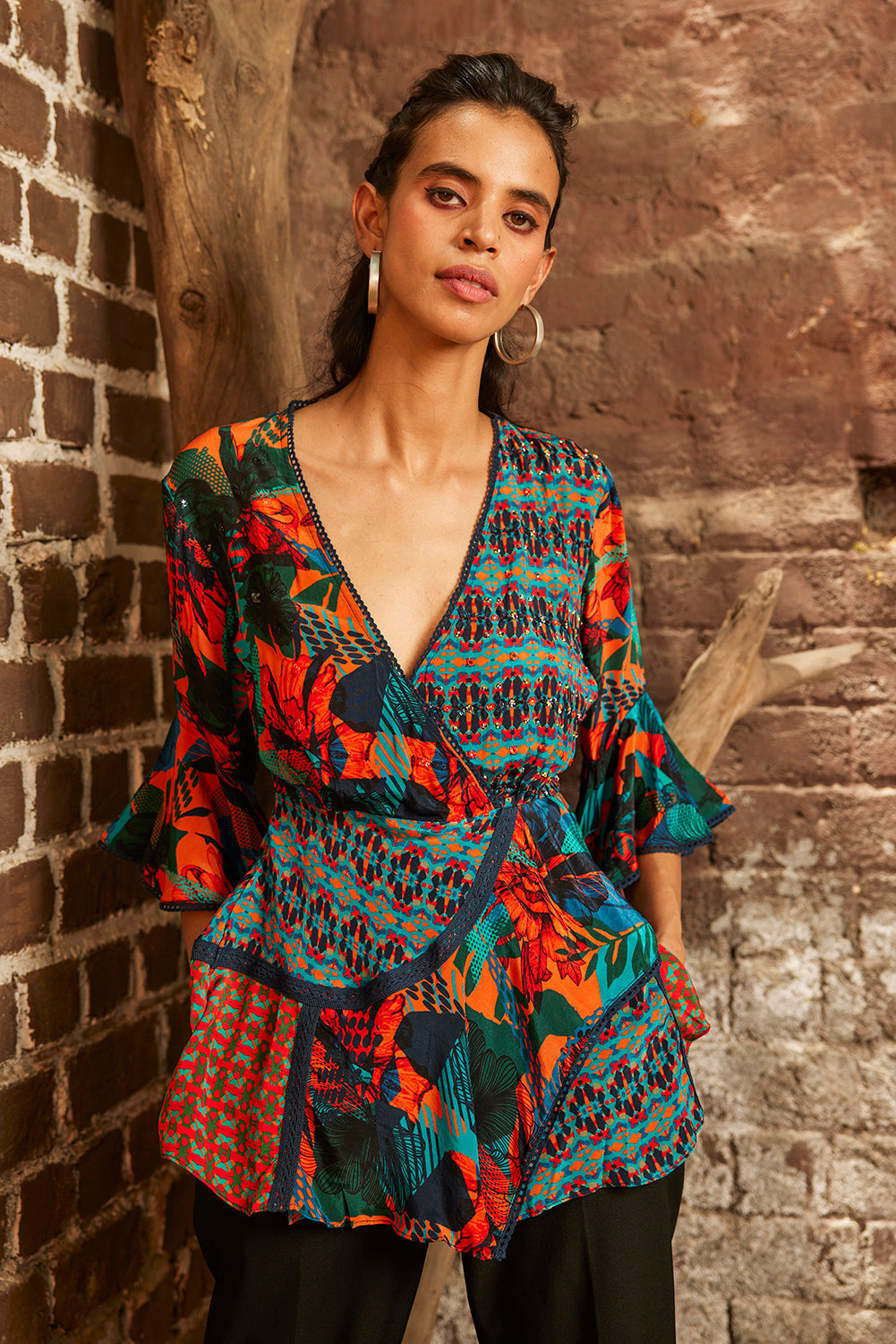 CELESTINE EMBROIDERED BLOUSE