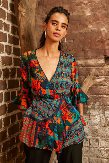 CELESTINE EMBROIDERED BLOUSE