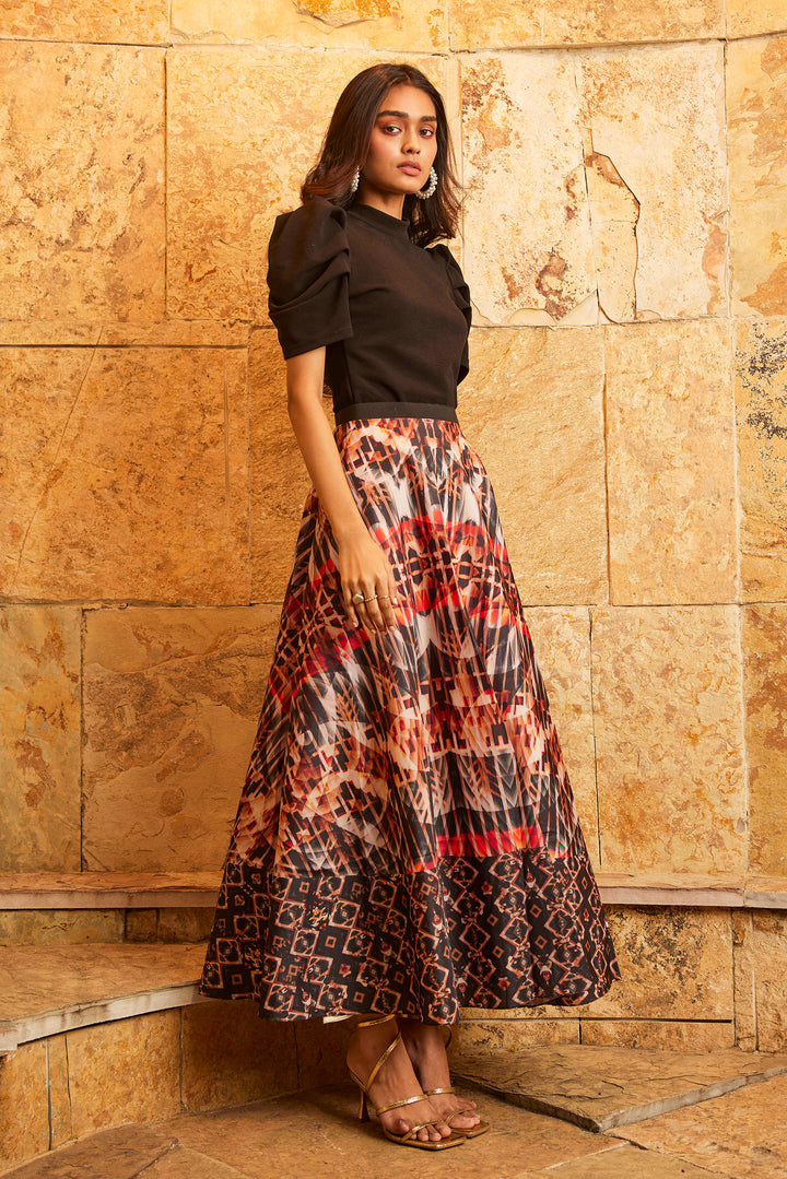 KALEIDOSCOPE MAXI SKIRT