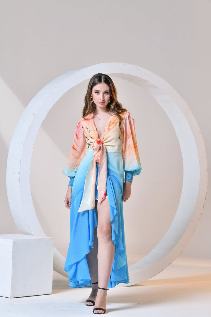 SYLPHIA FLARE MAXI DRESS