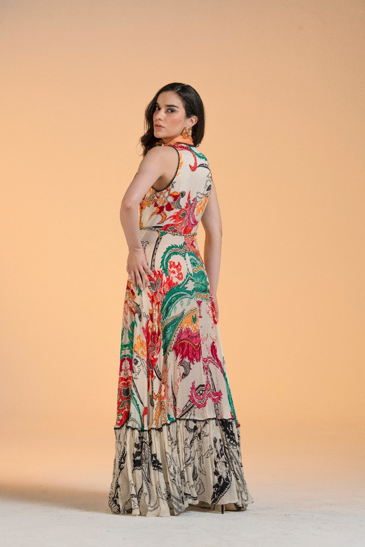 ALINA HALTER MAXI DRESS