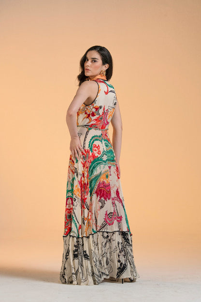 ALINA HALTER MAXI DRESS