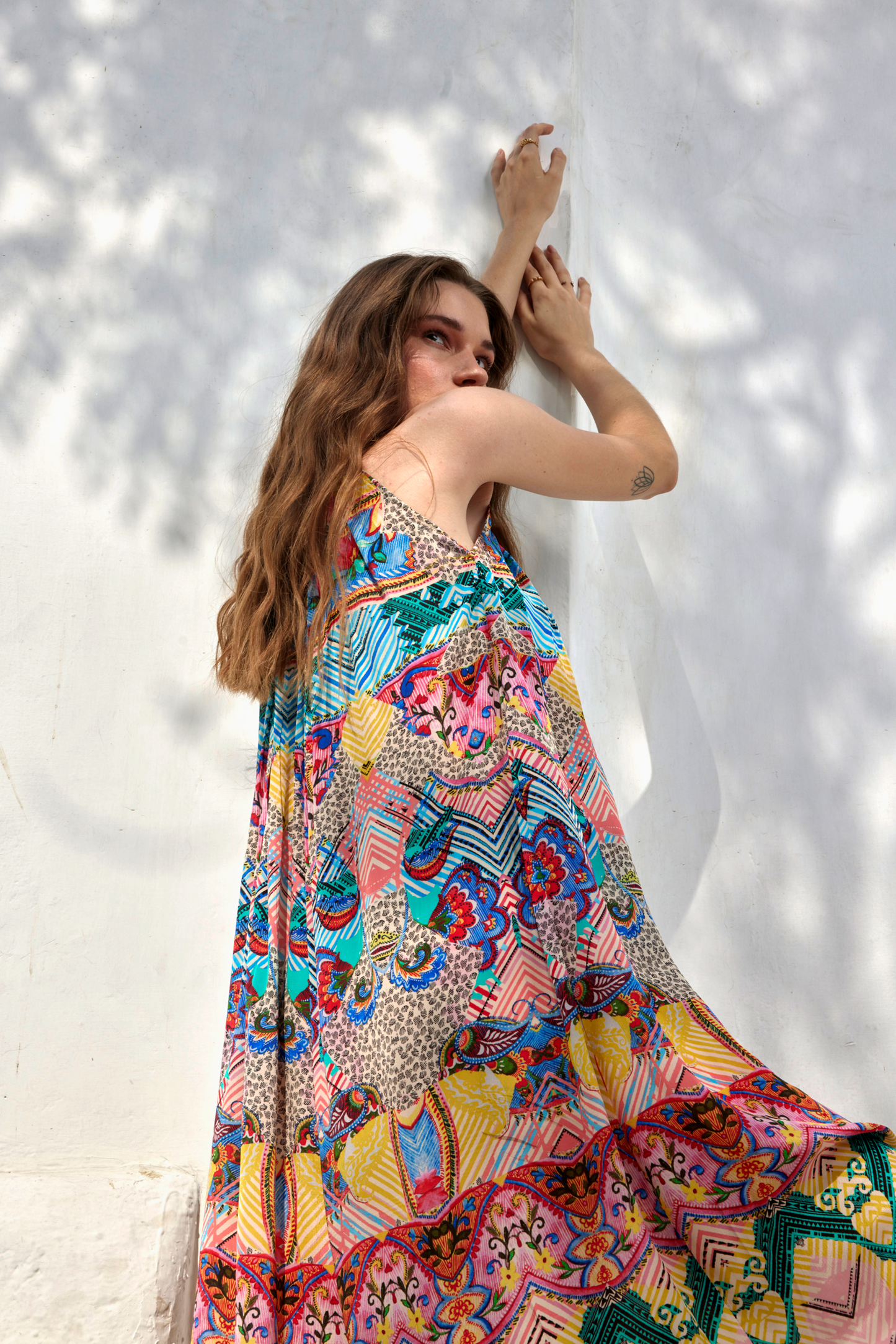 Neckholder-Maxikleid