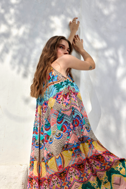 Neckholder-Maxikleid