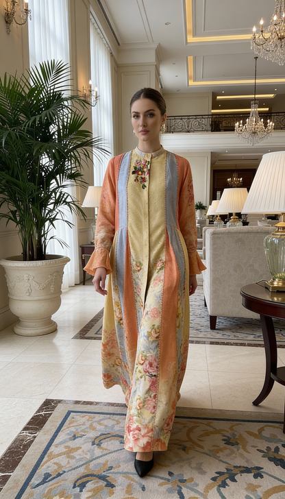 GOLDEN AURORA ABAYA