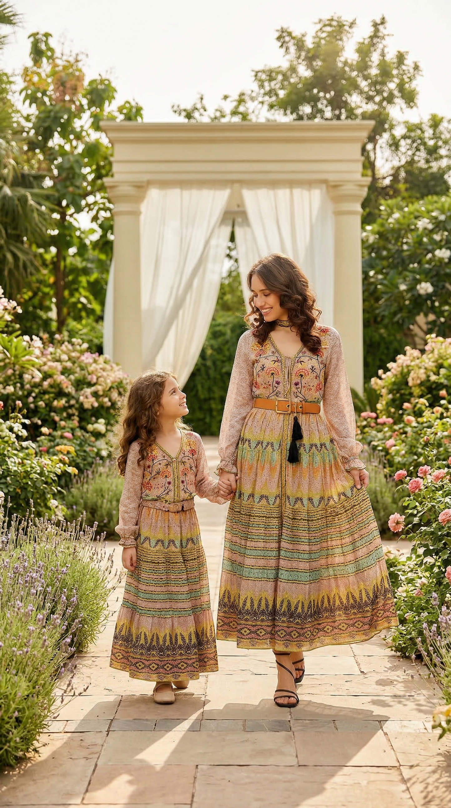GIORGIA EMBROIDERED MAXI DRESS