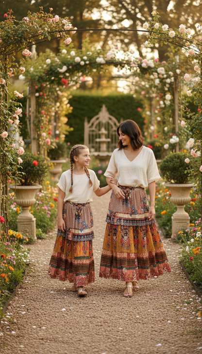 Gestufter Maxirock „Meadow“