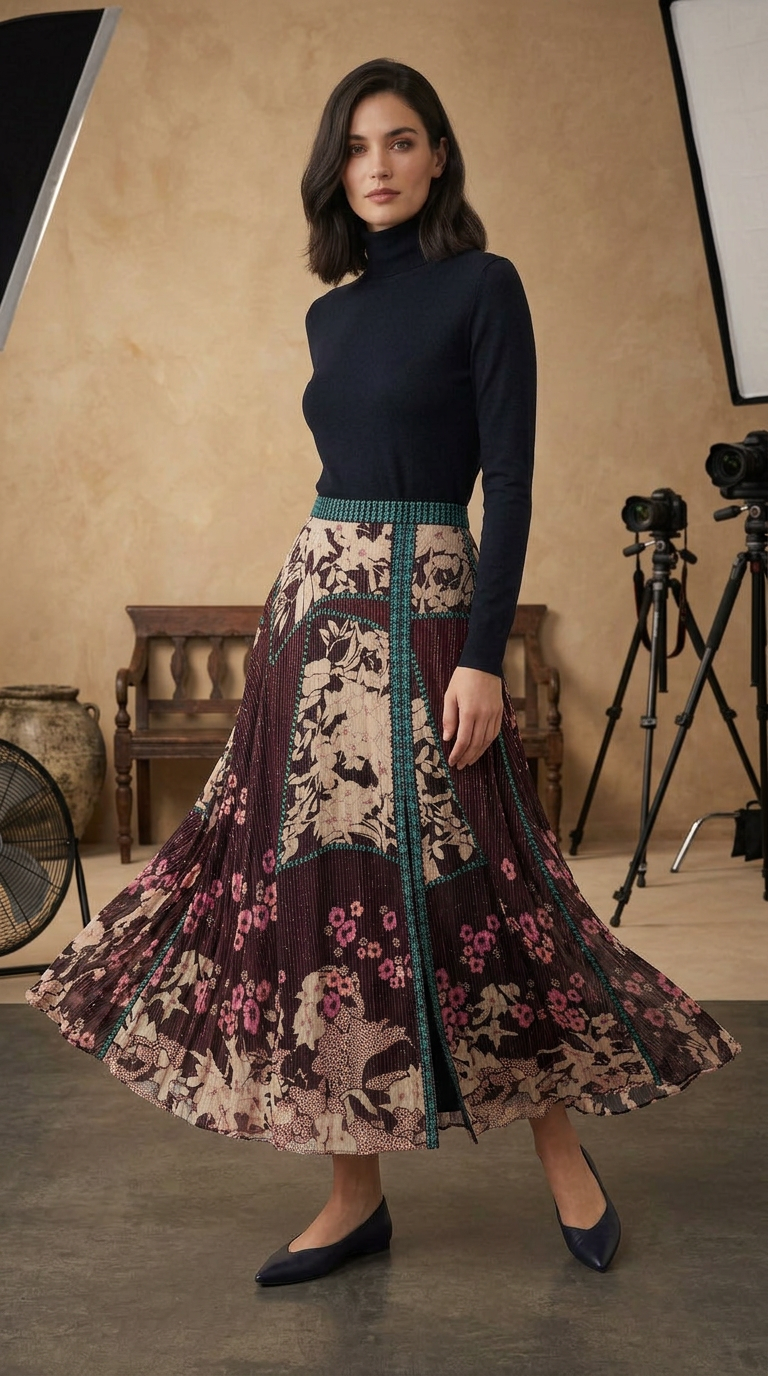 ANAROSA  MAXI SKIRT
