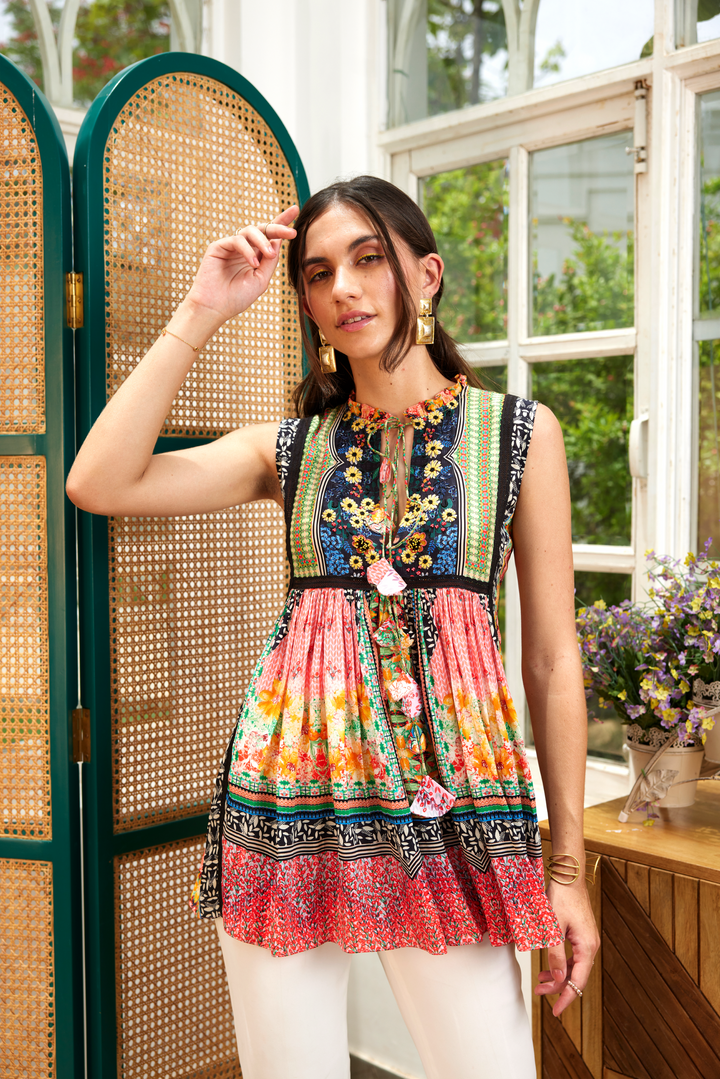 Abstraktes Oberteil Celina